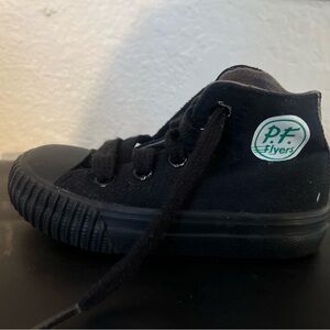 P.F. Flyers Kids Black High-Top Sneakers